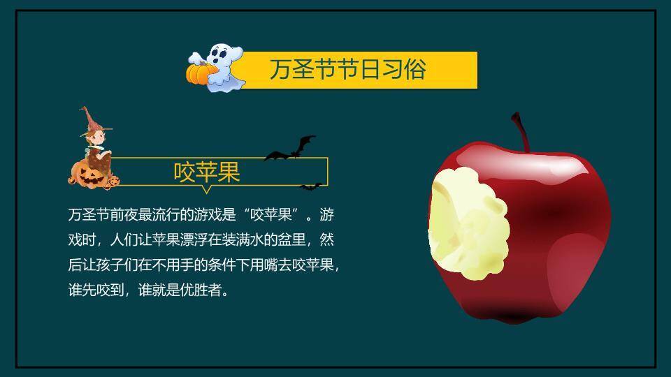 万圣节节日介绍PPT模板2
