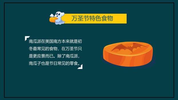 万圣节节日介绍PPT模板6