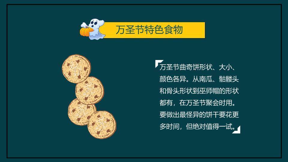 万圣节节日介绍PPT模板7
