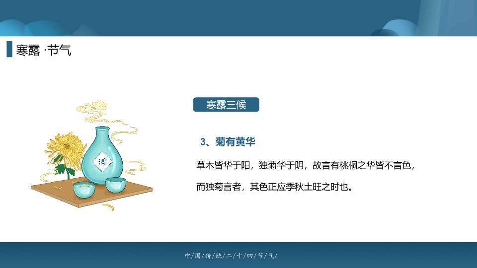 寒露节气诗意表达PPT模板1
