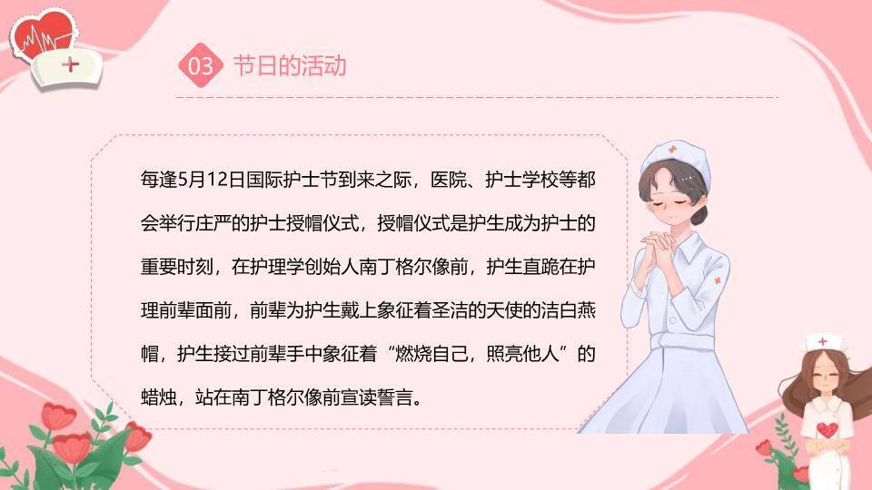 国际护士节活动策划PPT模板1