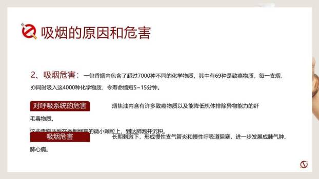 世界无烟日禁烟教育PPT模板6