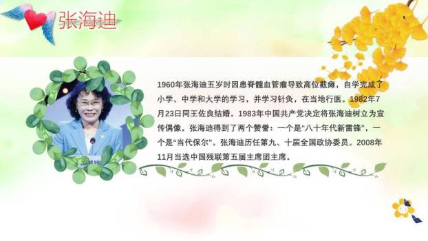 全国助残日关爱行动PPT模板6