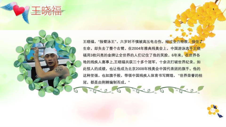 全国助残日关爱行动PPT模板7