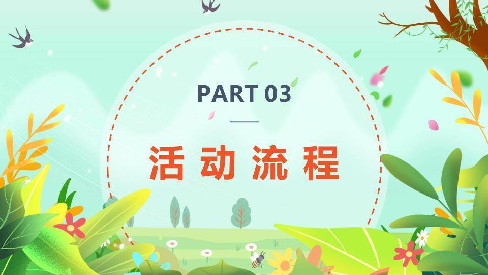 幼儿园植树节活动方案PPT模板3