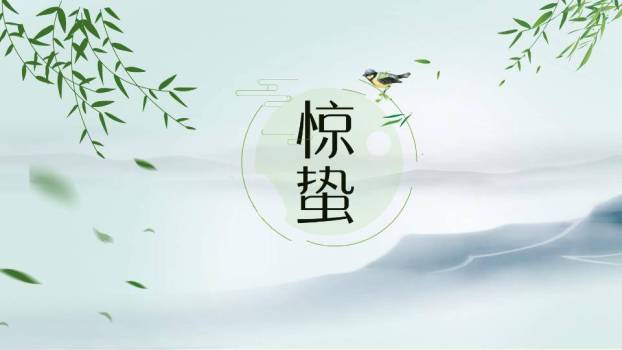 惊蛰节气传统文化PPT模板0