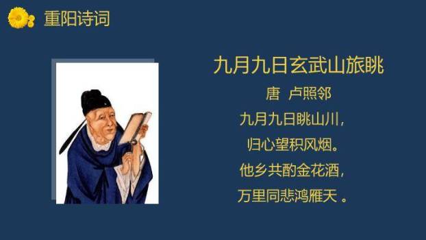 重阳节主题班会PPT模板5