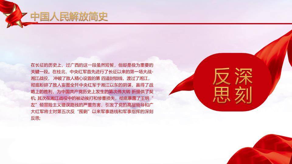 建军节热血军魂庆典PPT模板4