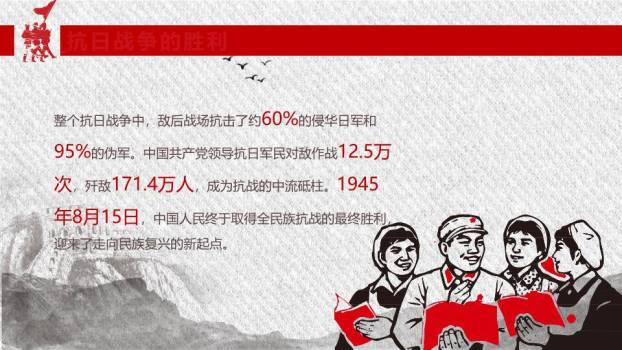 铁血铸军魂建军节纪念PPT模板6