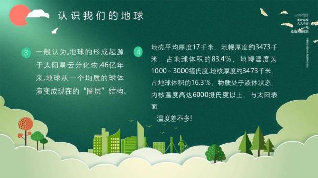 世界环境日绿色家园PPT模板3