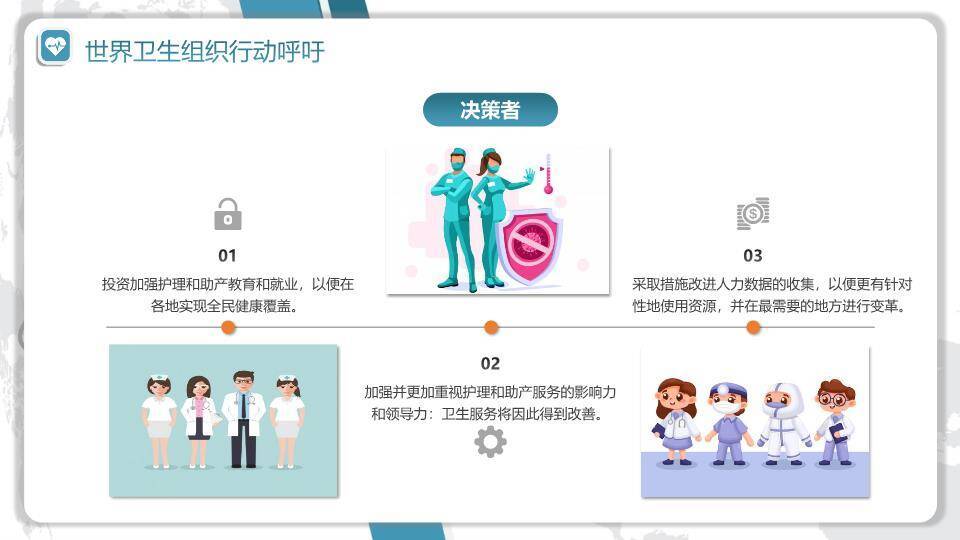 世界卫生日健康守护PPT模板5