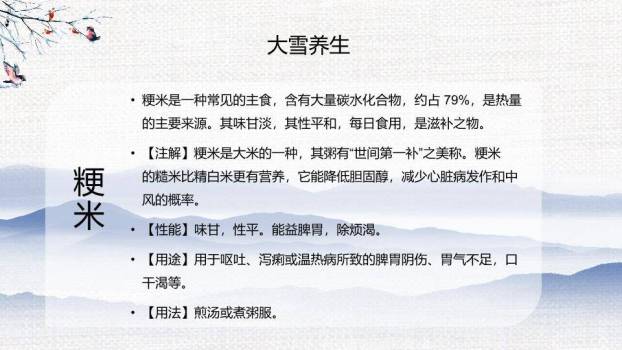 大雪节气自然之美PPT模板7