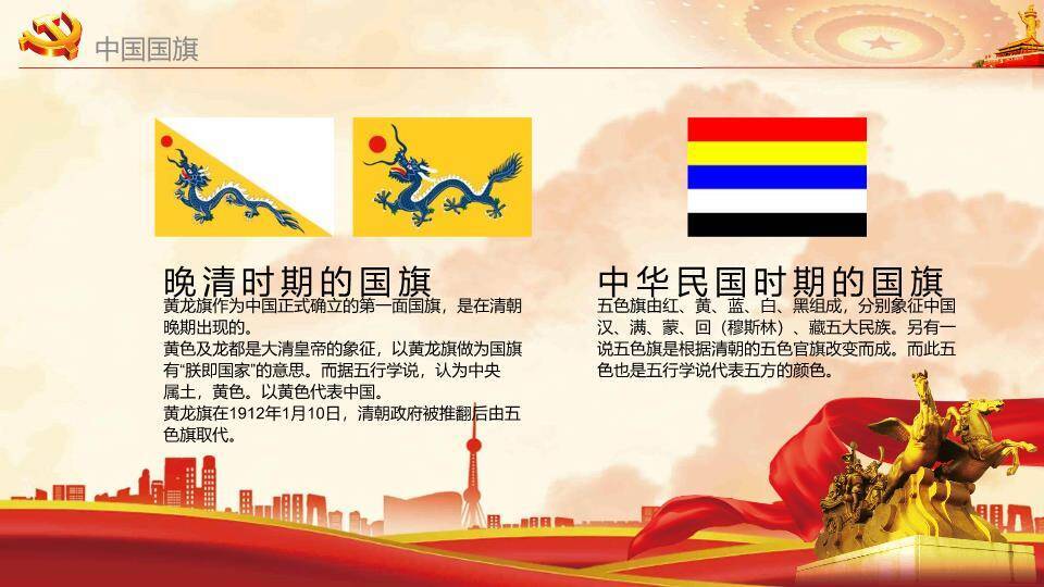 欢度国庆合家团圆PPT模板5