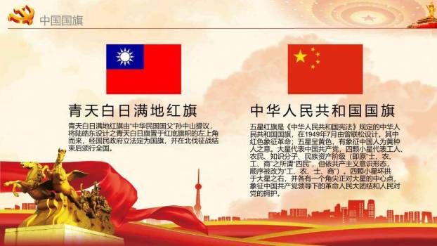 欢度国庆合家团圆PPT模板6