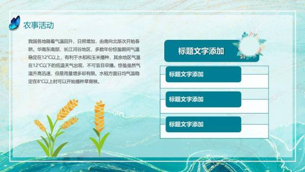 大暑节气荷香四溢PPT模板1