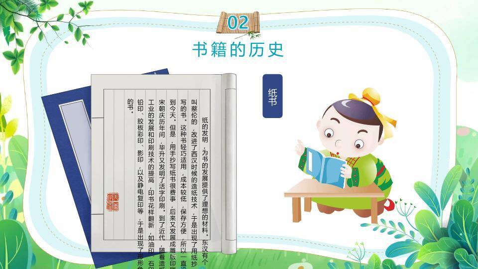 世界读书日全民阅读PPT模板2