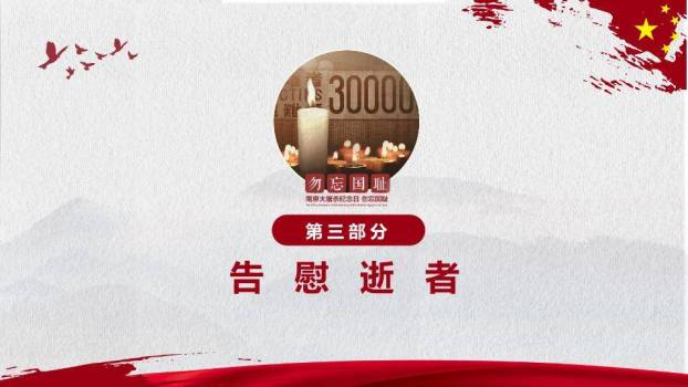 国家公祭日勿忘国耻PPT模板9