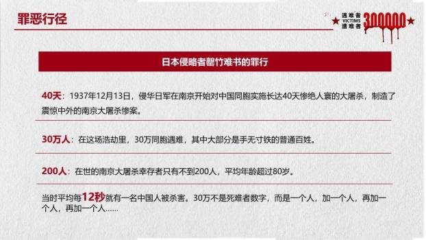 国家公祭日勿忘国耻PPT模板3