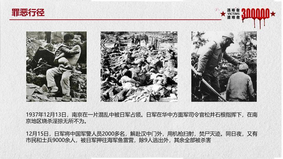 国家公祭日勿忘国耻PPT模板4