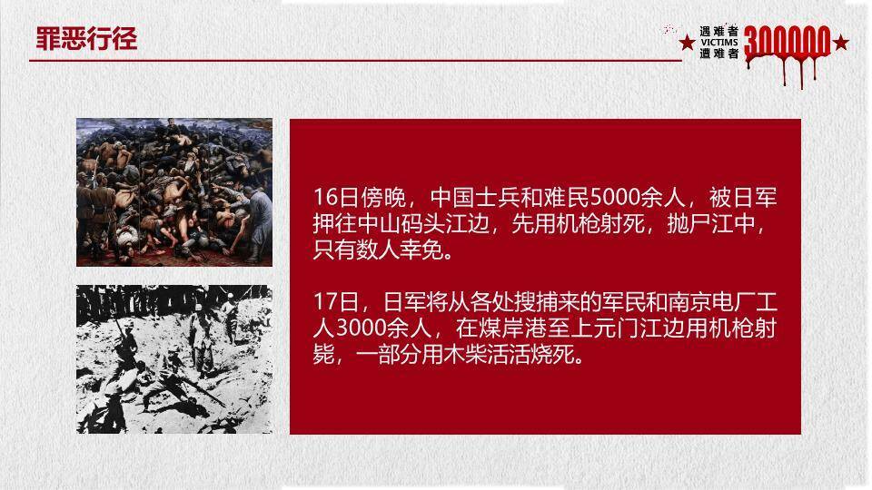 国家公祭日勿忘国耻PPT模板5