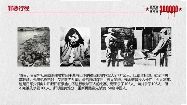 国家公祭日勿忘国耻PPT模板6