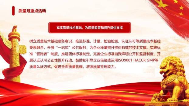 全国质量月质量强国PPT模板4