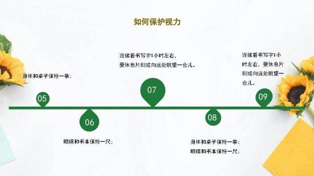 全国爱眼日科学护眼PPT模板5
