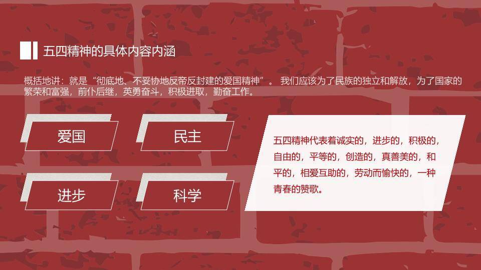 传承五四精神赓续青春血脉PPT模板1
