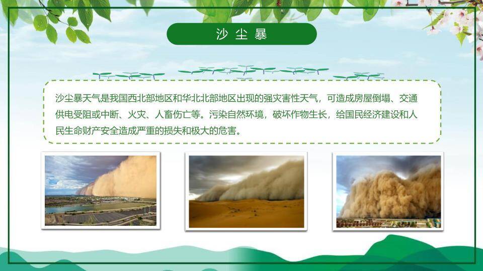 植树节主题班会绿色希望PPT模板8