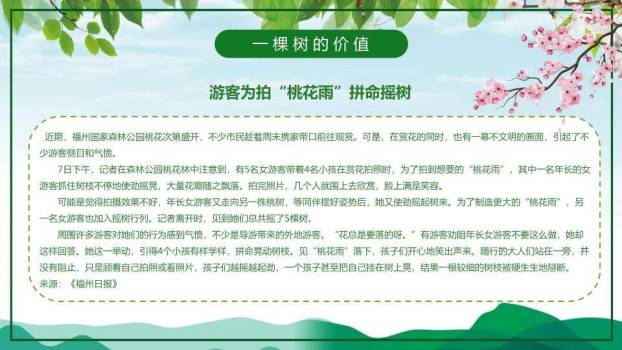 植树节主题班会绿色希望PPT模板6