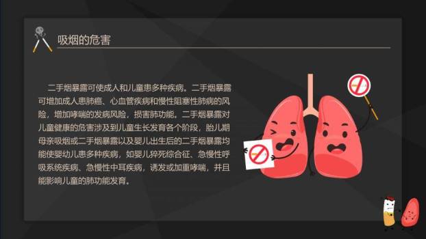 世界无烟日珍爱生命PPT模板5