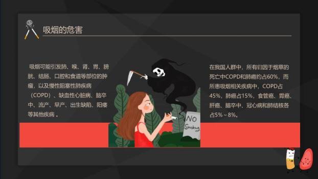 世界无烟日珍爱生命PPT模板6
