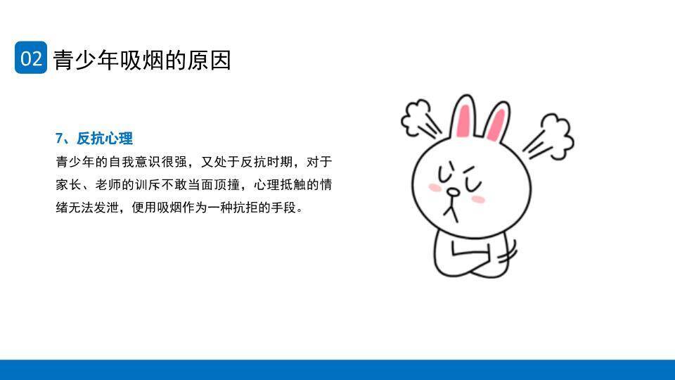 世界无烟日健康成长PPT模板5