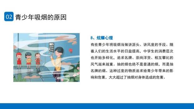 世界无烟日健康成长PPT模板6