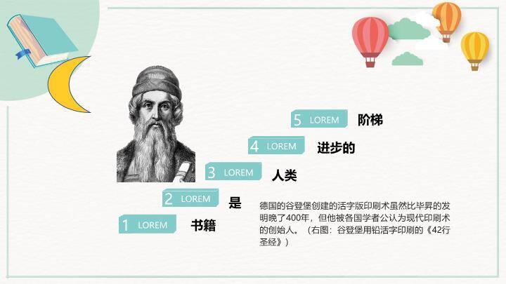 谷雨节气雨生百谷PPT模板4