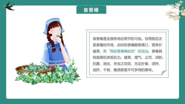 谷雨节气雨生百谷PPT模板6