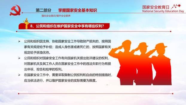 国家安全教育日庄严宣誓PPT模板7