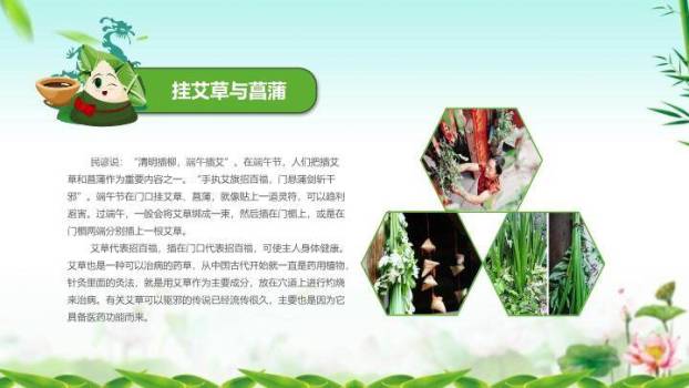 浓情端午粽香传情PPT模板4