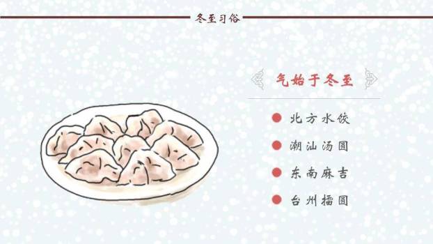 话冬至节气故事PPT模板7