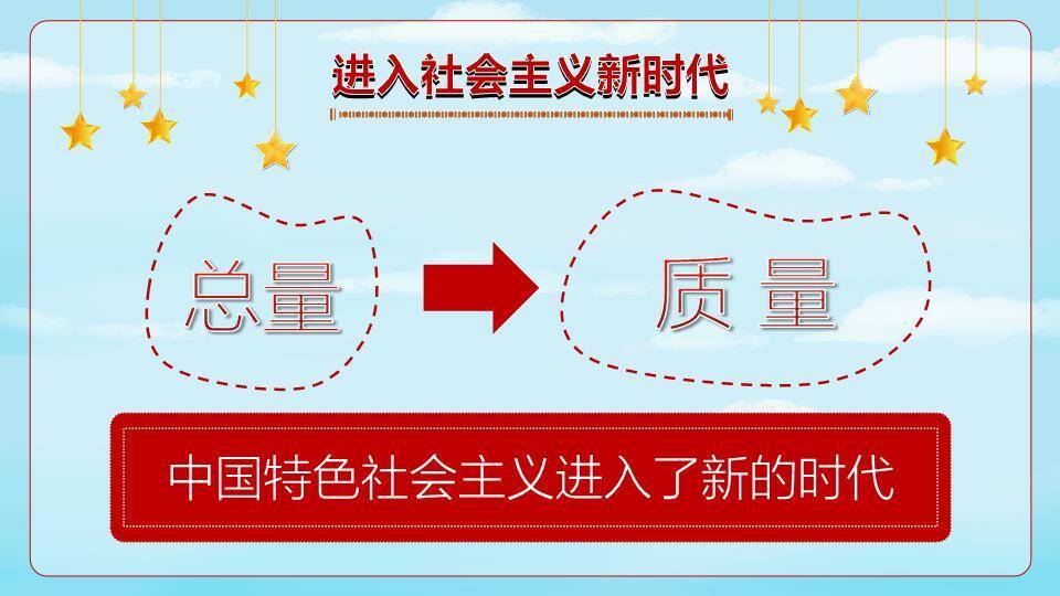 建国周年班会红色庆典PPT模板4