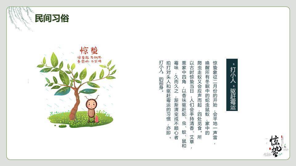 大寒节气星夜繁花PPT模板8