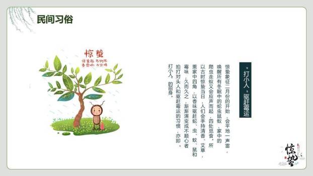 大寒节气星夜繁花PPT模板8