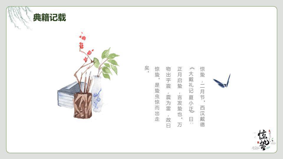 大寒节气星夜繁花PPT模板1