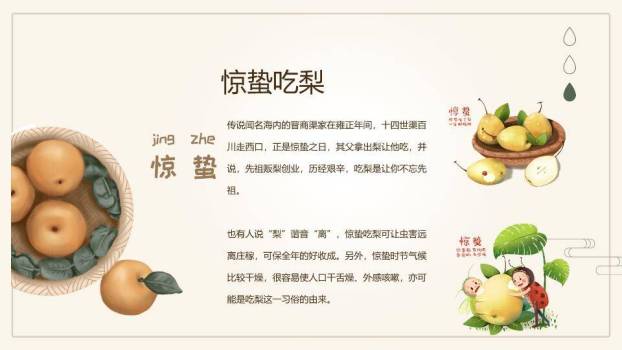 大寒节气窗格雅韵PPT模板3