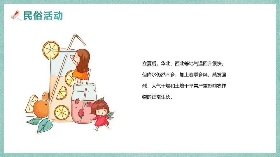 大寒节气墨梅飞鸟PPT模板4