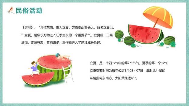 大寒节气墨梅飞鸟PPT模板7