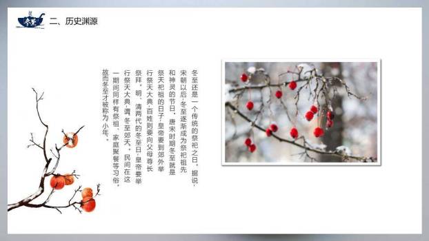 冬至饺子美食PPT模板6