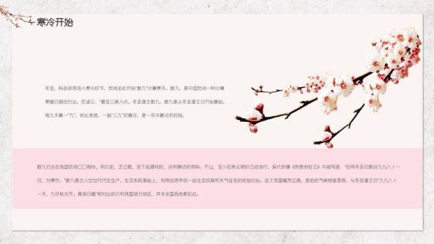 冬至汤圆温馨PPT模板4