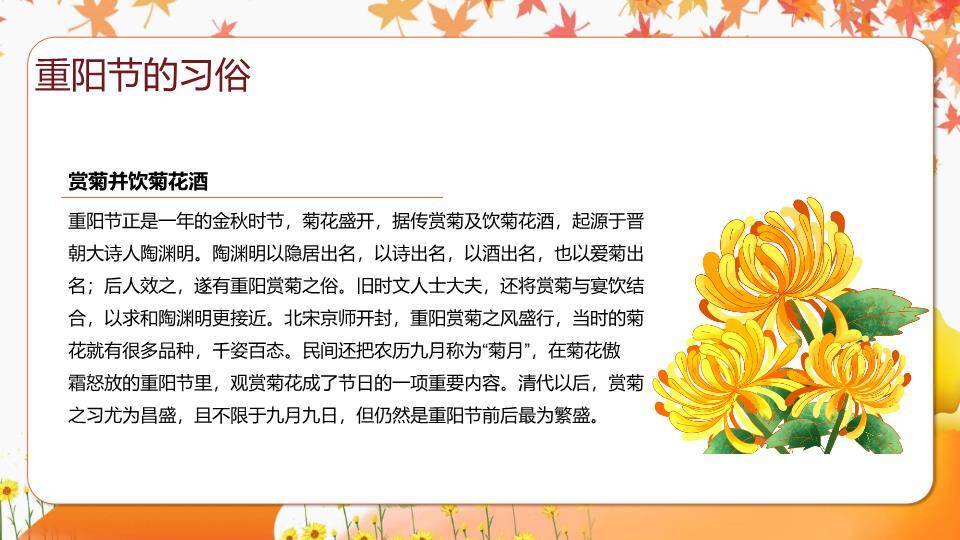 重阳节敬老亲情PPT模板1