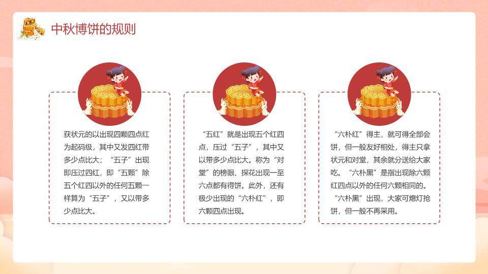 中秋博饼欢乐团圆PPT模板7